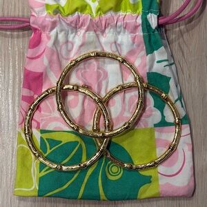 Lilly Pulitzer | Gold Bangle Set